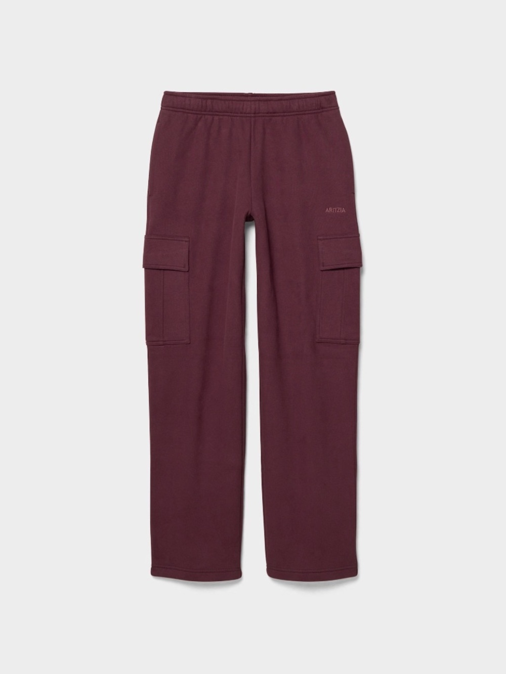 Aritzia Cozy Sweatfleece Mega Cargo Sweatpant (Gala Plum)